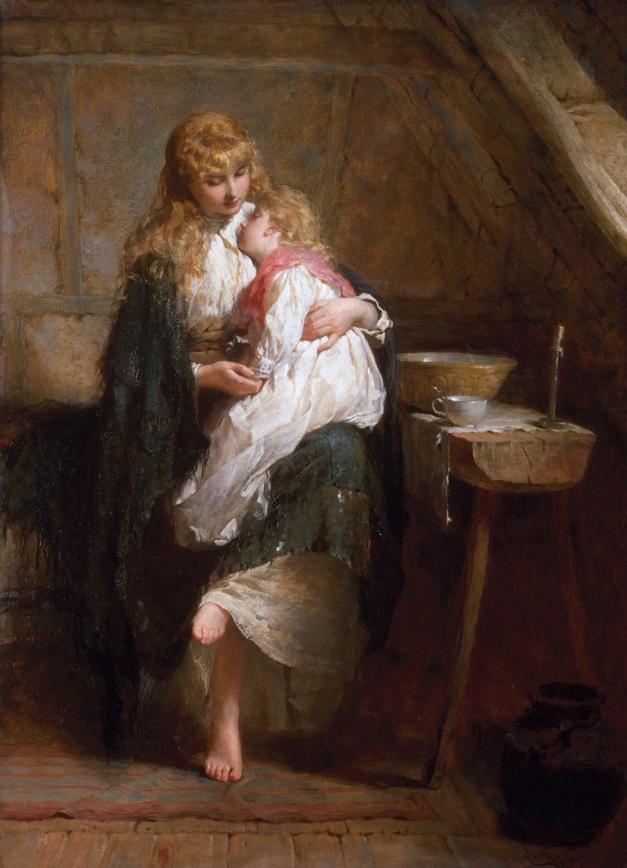 Sirotci, 1884 od George Elgar Hicks