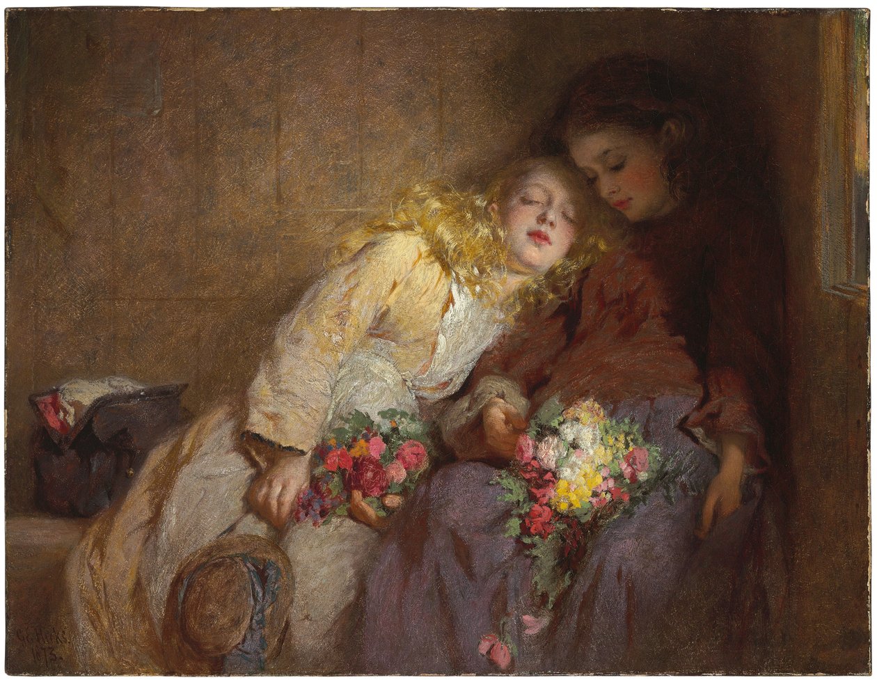 Návrat domů, 1873 od George Elgar Hicks