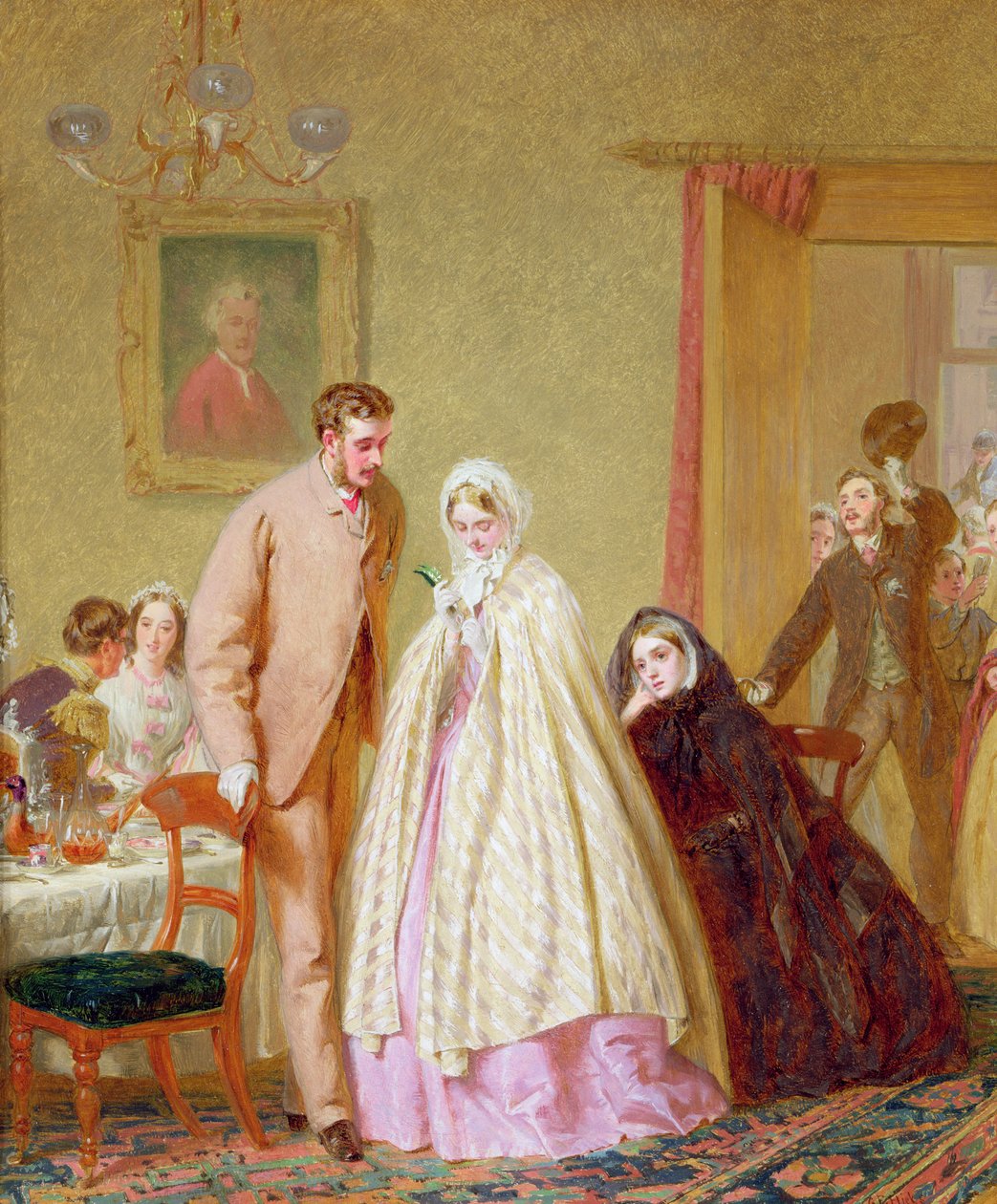 Svatební snídaně, 1862 od George Elgar Hicks