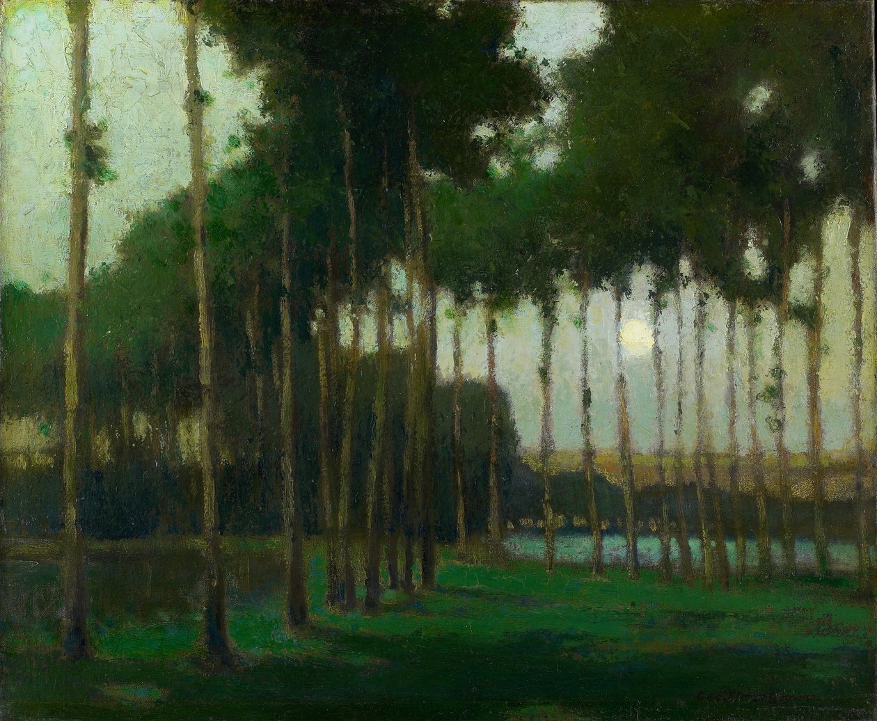 Měsíční krajina (olej na plátně) od George Elmer Browne