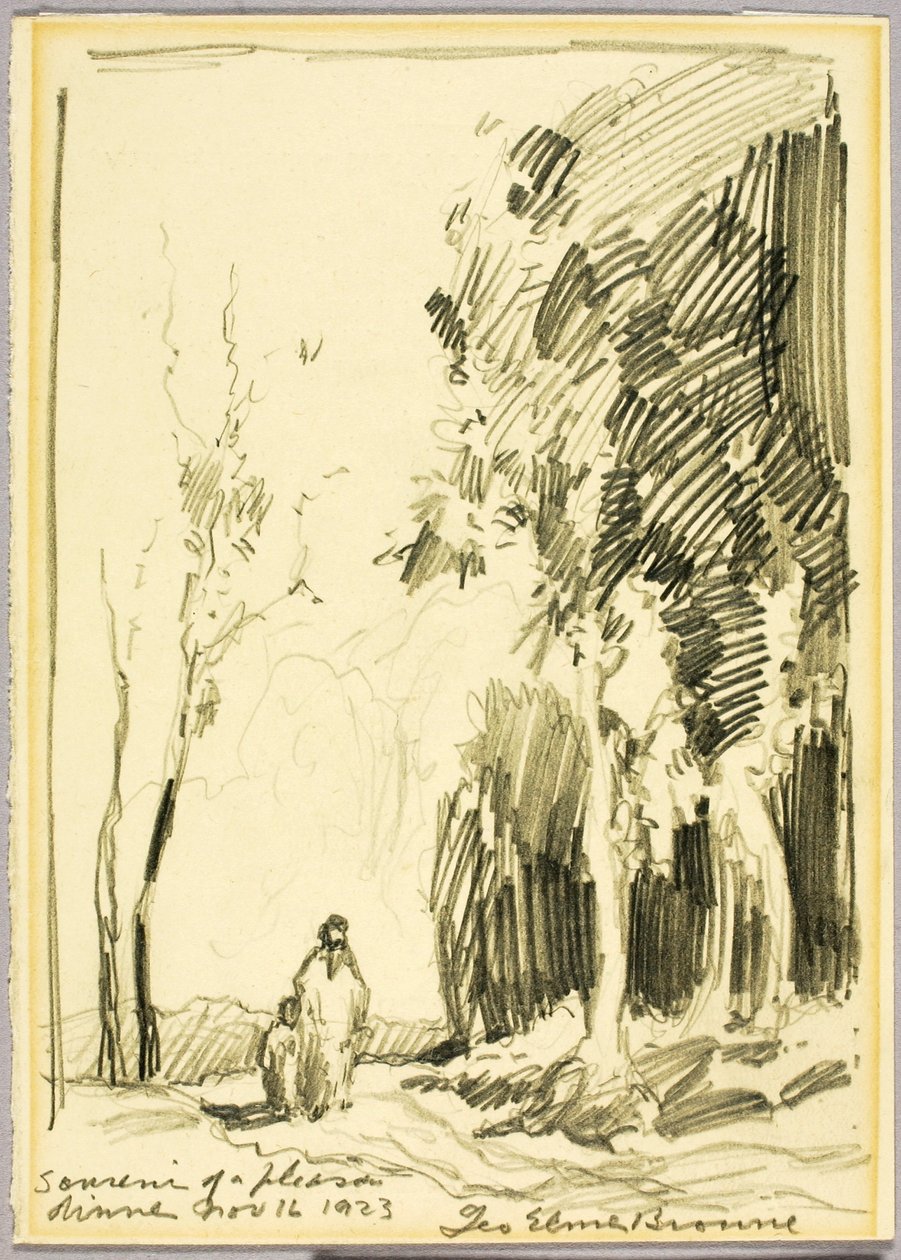 Památka na příjemnou večeři od George Elmer Browne