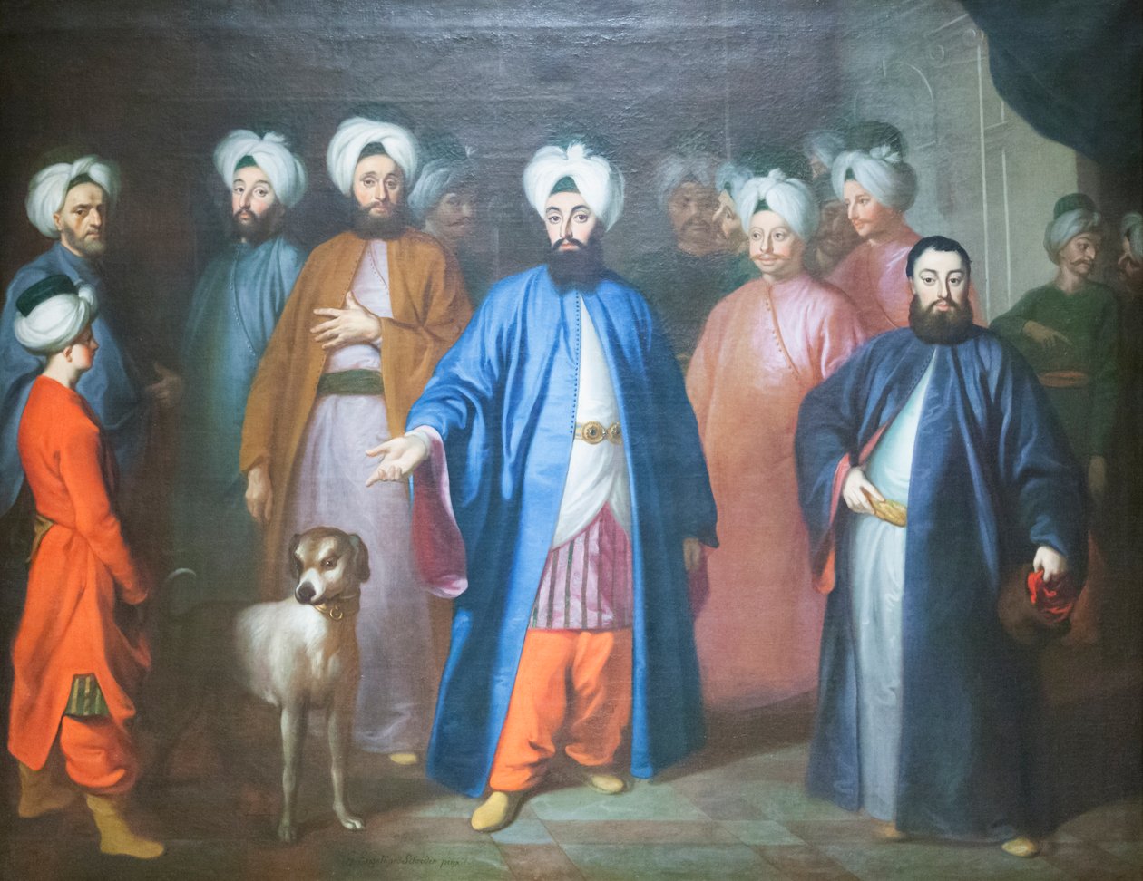 Mehmed Said Efendi a jeho družina od George Engelhardt Schroeder