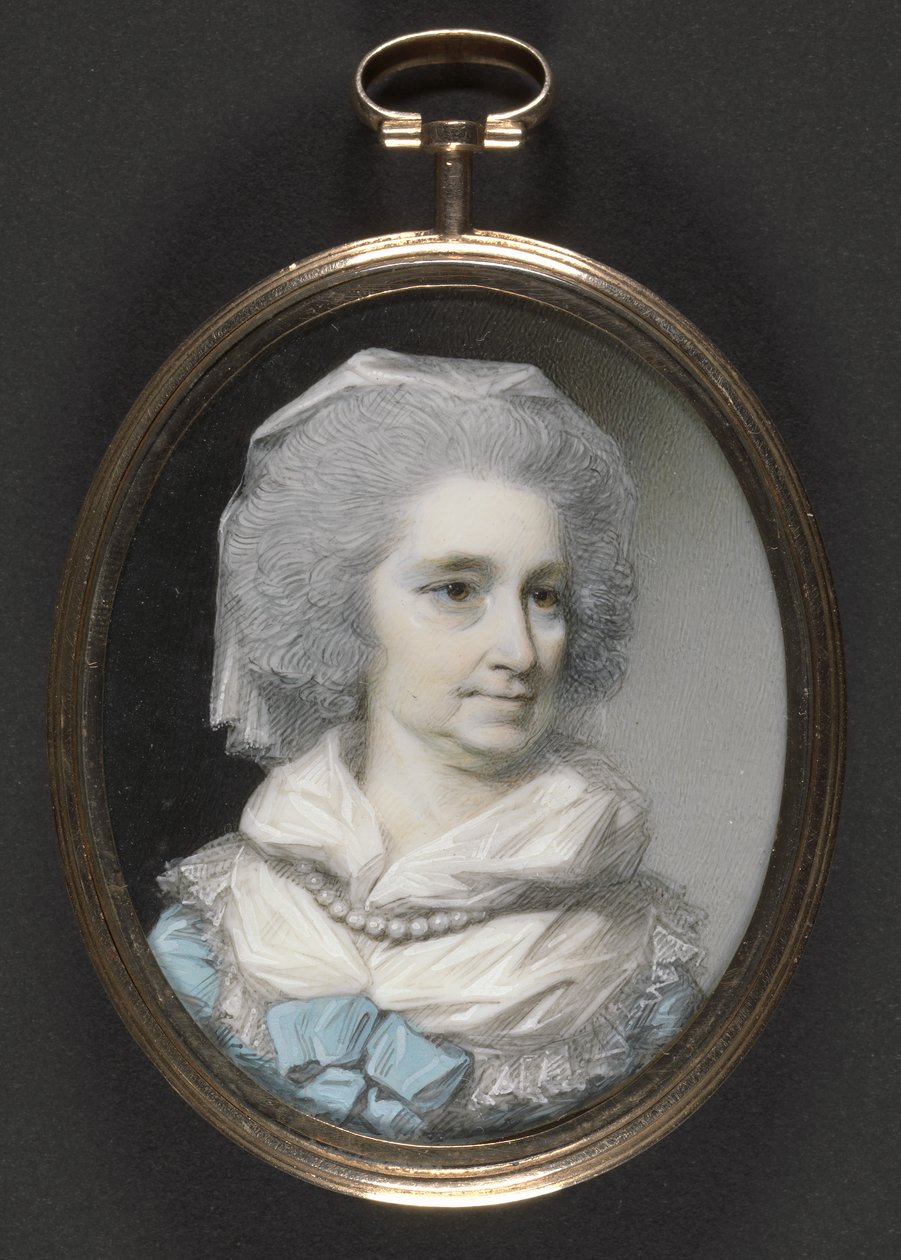 Lady Grace Burnaby (wc a kvaš na slonovině) od George Engleheart