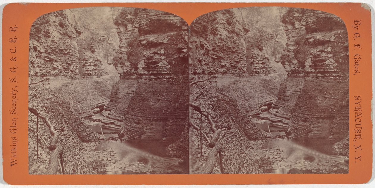 Krajina Watkins Glen, Spiral Gorge od George F. Gates