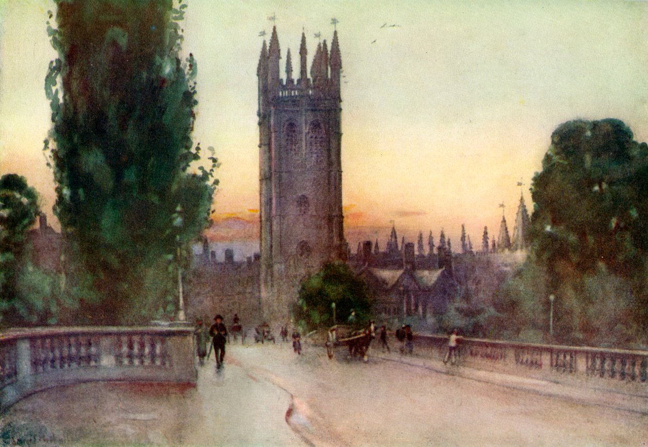 Magdalenská zvonice, Oxford, Oxfordshire, 1924-1926 od George F Nicholls