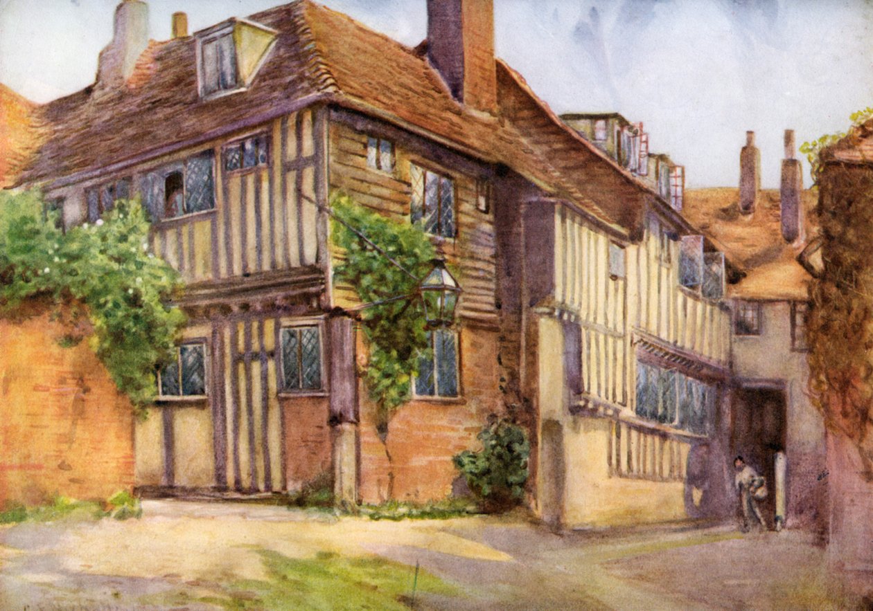 Mermaid Inn, Rye, Sussex, 1924-1926. od George Franck Nicholls