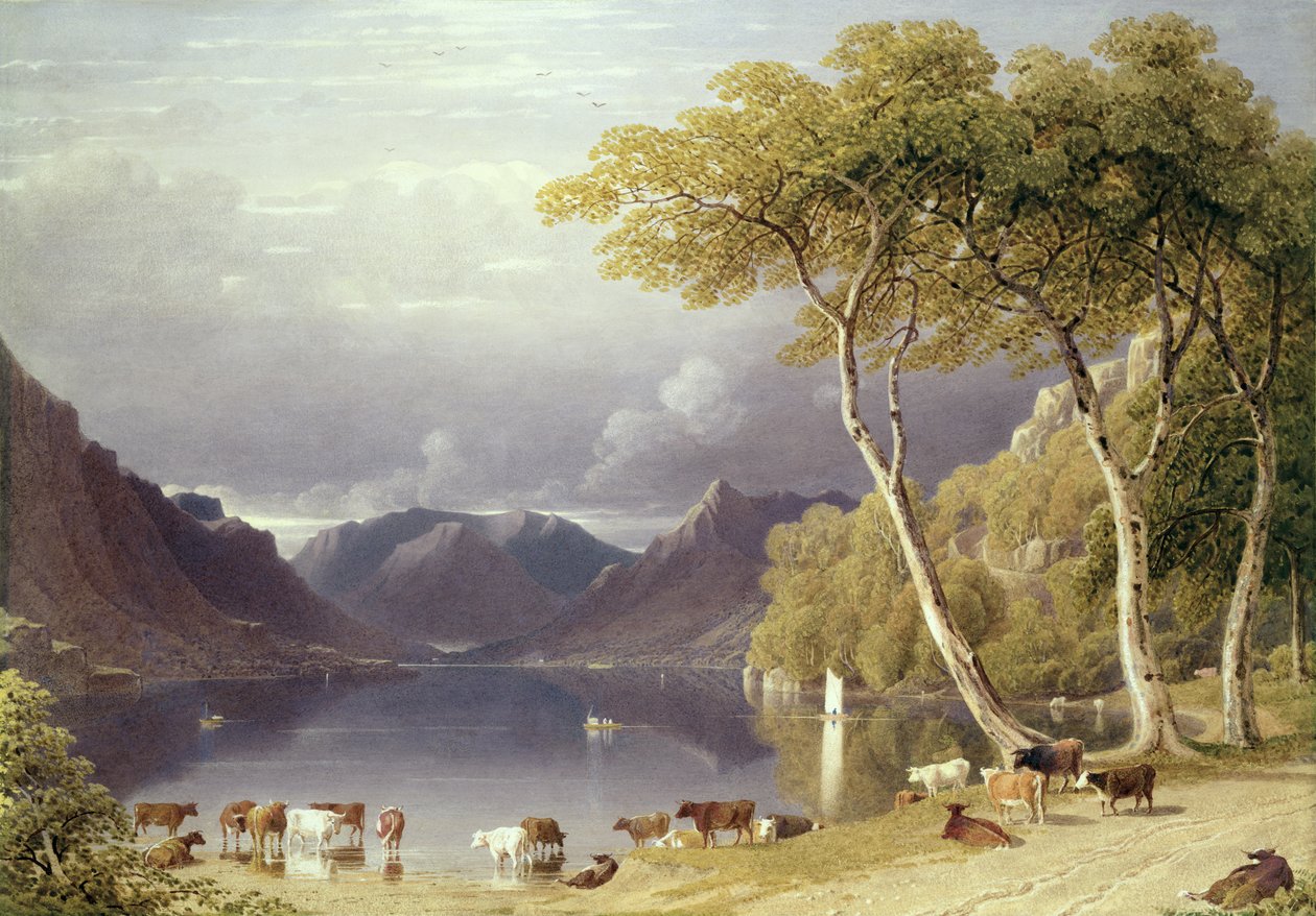 Vedoucí Ullswater v Lake District od George Fennel Robson