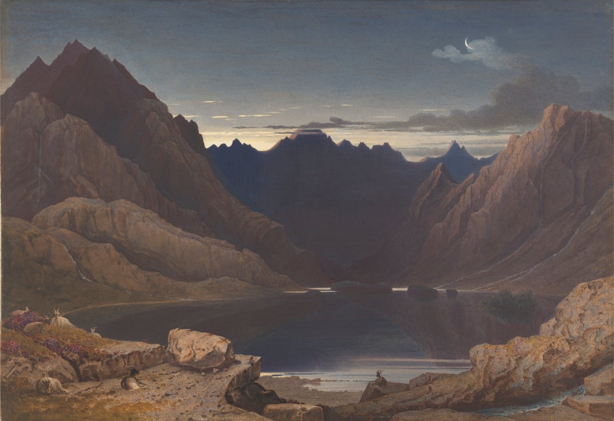 Loch Coruisk, Isle of Skye, Dawn od George Fennell Robson