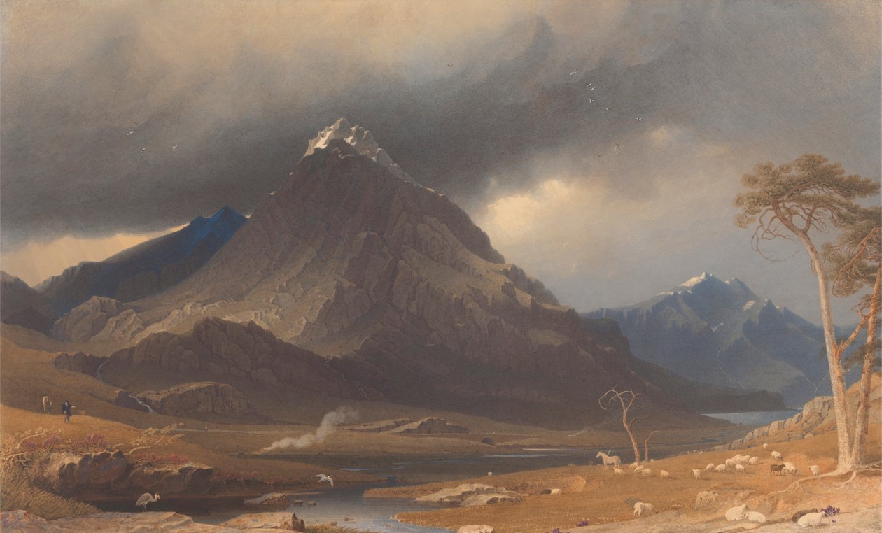 Tryfan, Carnarvonshire od George Fennell Robson