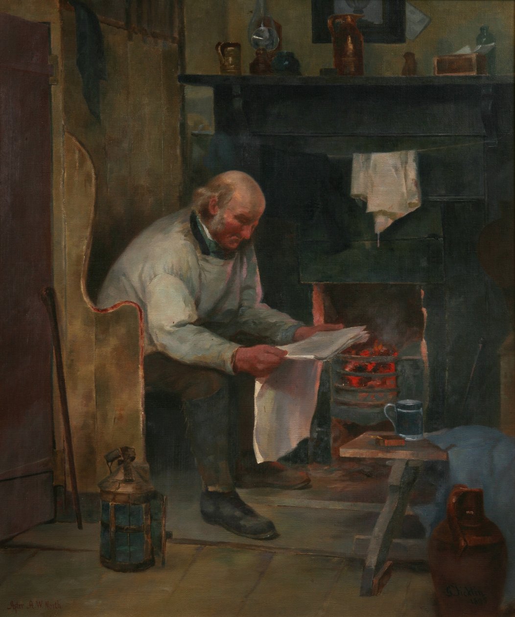 Spokojenost, 1895 od George Ficklin