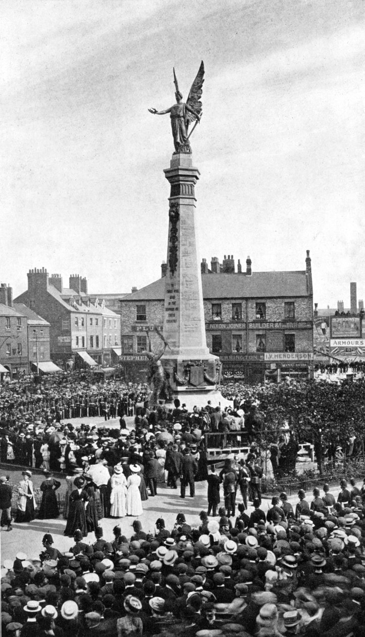 Odhalení válečného památníku Northumberland, 1908-1909. od George Frank