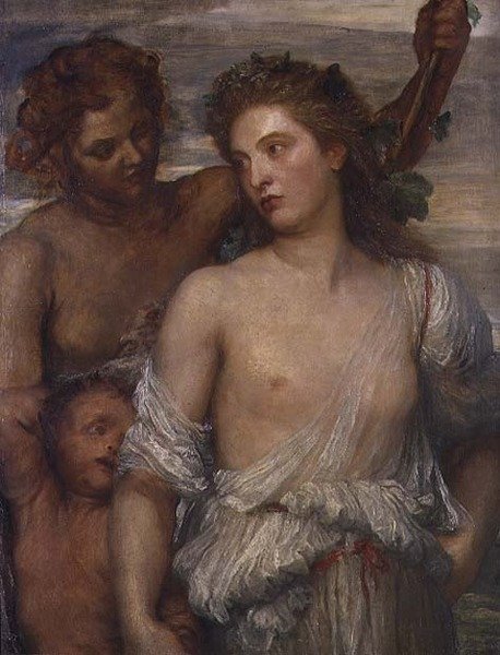 A Bacchante (olej na plátně) od George Frederic Watts