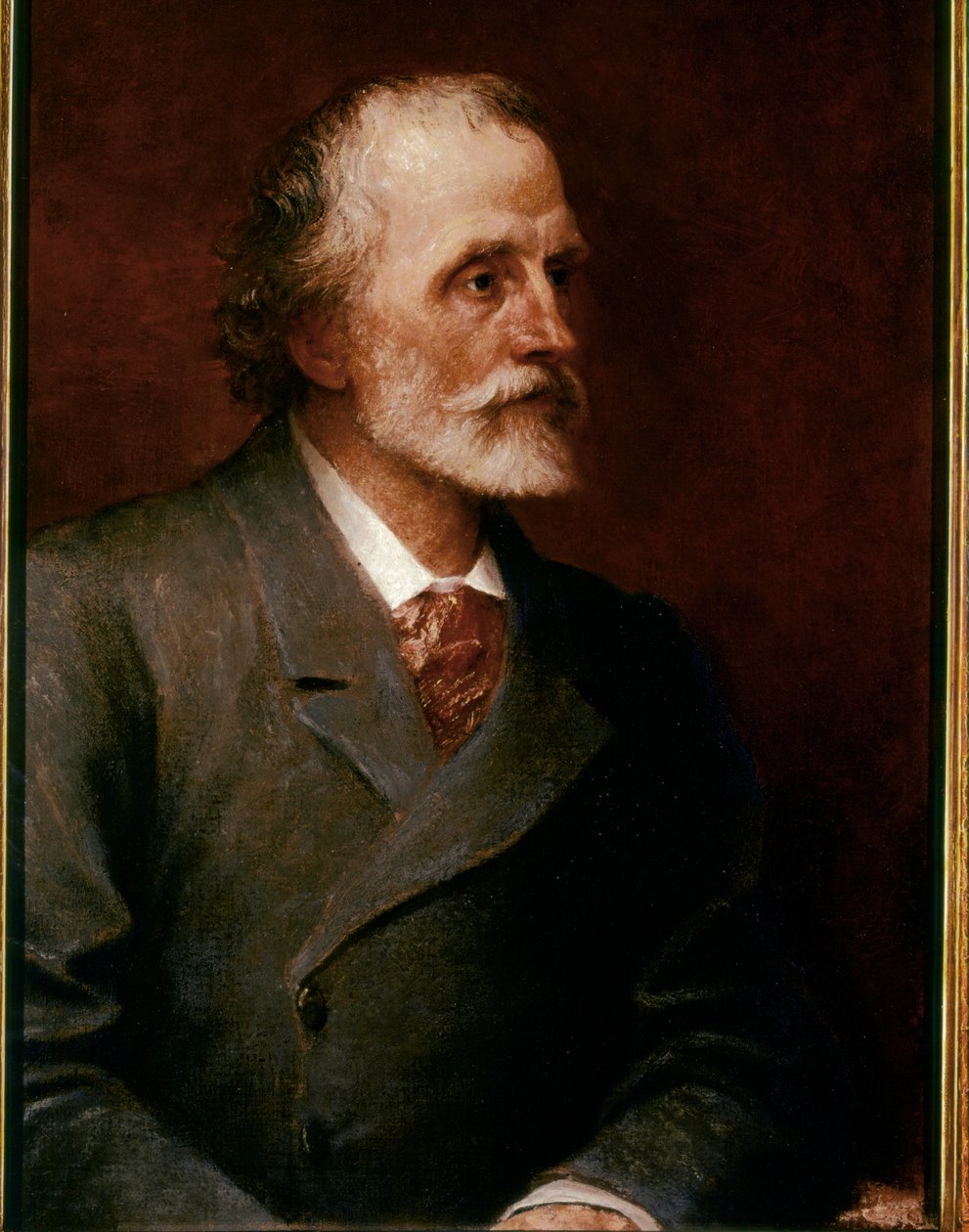 George MEREDITH, Portrét 1893 (olej na plátně) od George Frederic Watts