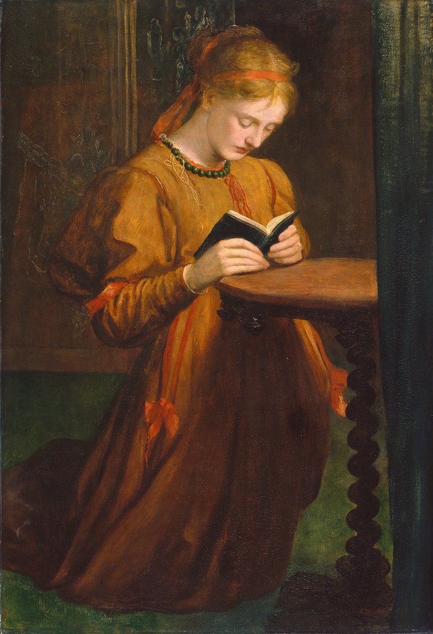 May Prinsep (Modlitba) 1867 (olej na plátně) od George Frederic Watts