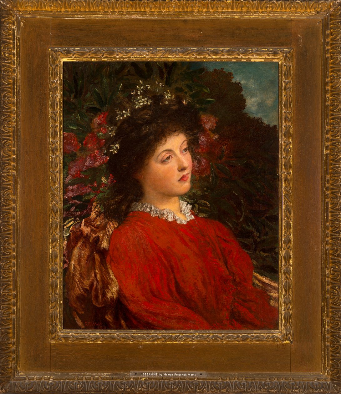 Portrét Eveleen Tennant (později paní F.W.H. Myers) 1876 (olej na plátně) od George Frederic Watts