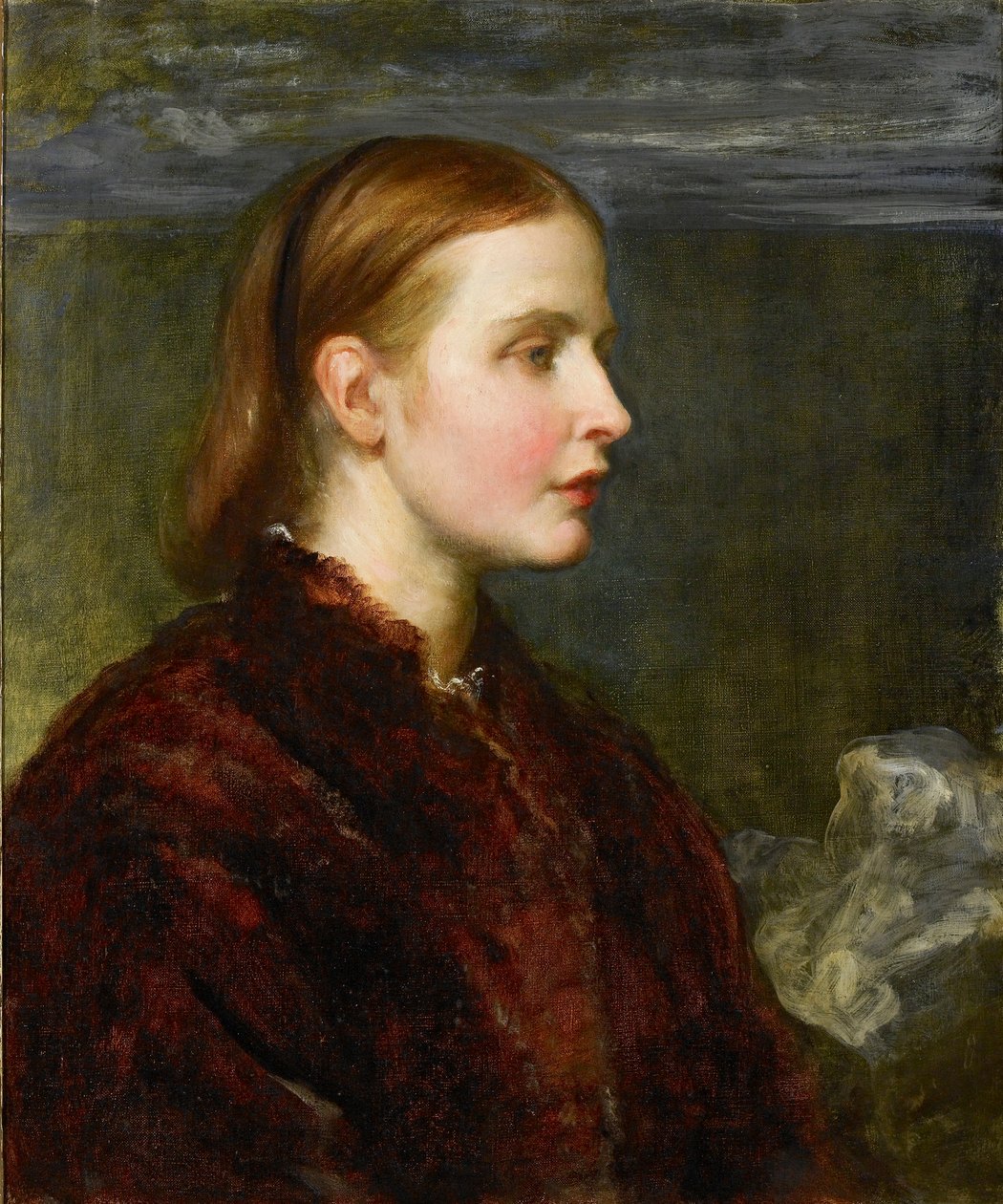 Slečna Eliza Ann Ogilvy, 1866 od George Frederick Watts