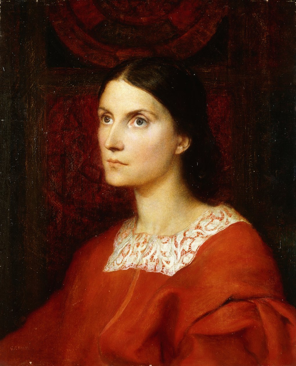 Portrét lady Wolvertonové, rozené Georginy Tufnell, od George Frederick Watts