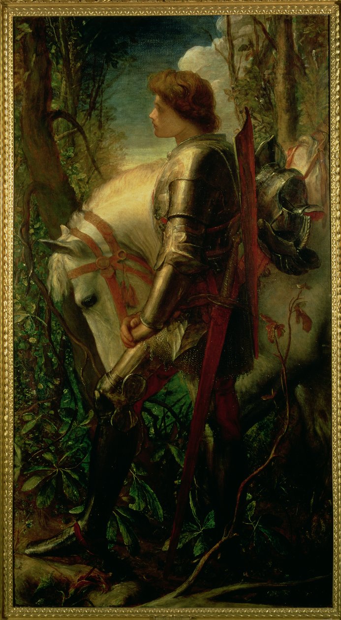 Sir Galahad, 1862 od George Frederick Watts