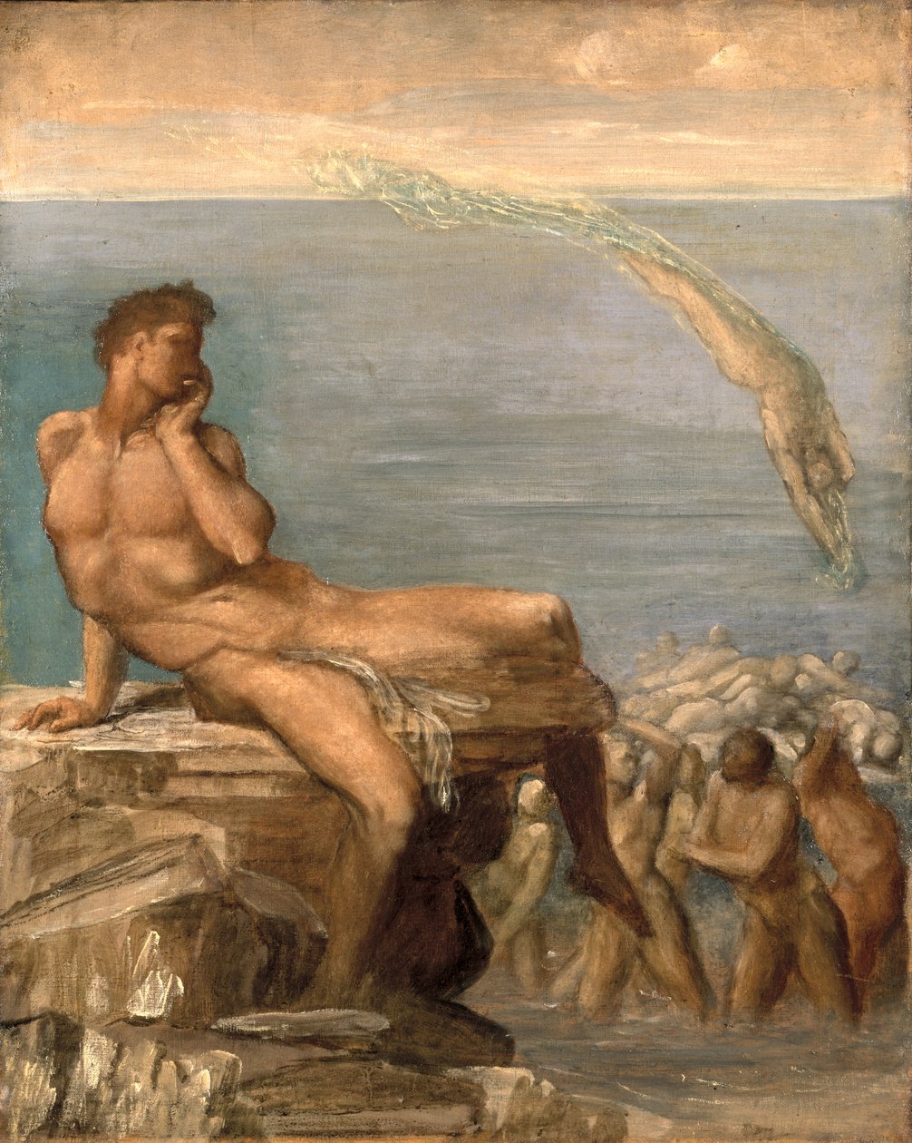 Génius řecké poezie, 1878 od George Frederick Watts