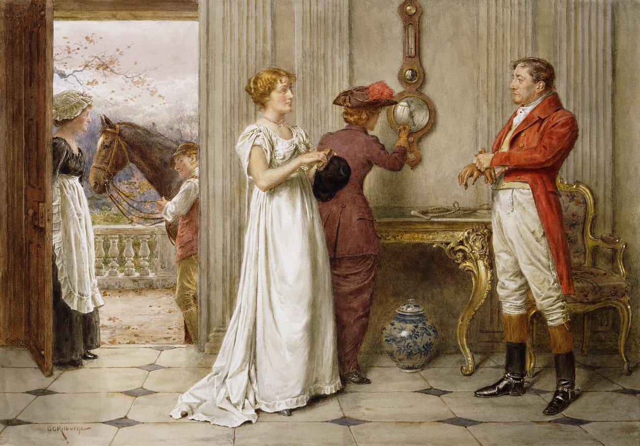Jižní vítr a zatažená obloha, od George Goodwin Kilburne