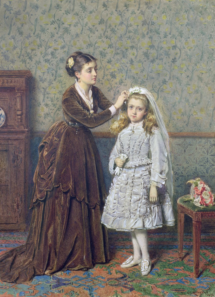 Její první přijímání od George Goodwin Kilburne