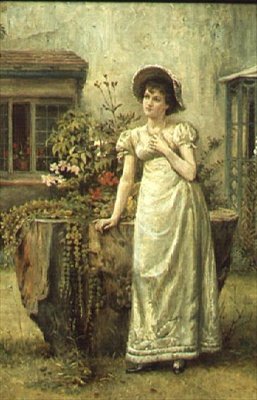 Mladá žena vedle pařezu od George Goodwin Kilburne