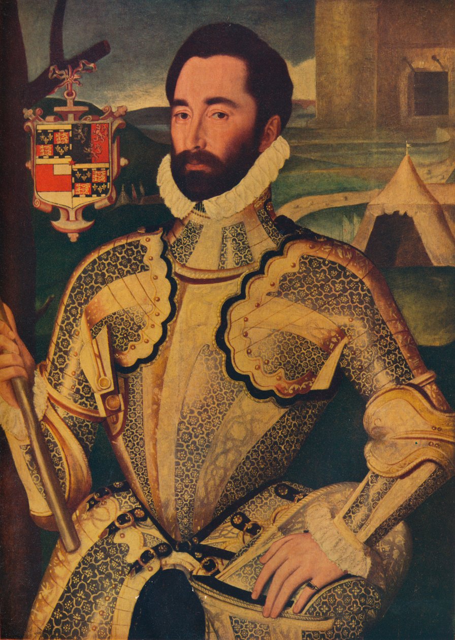 Sir Charles Somerset, c1566 od George Gower
