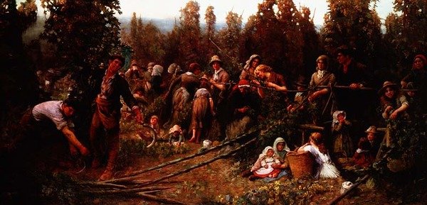 Sběr hroznů od George Harcourt Sephton
