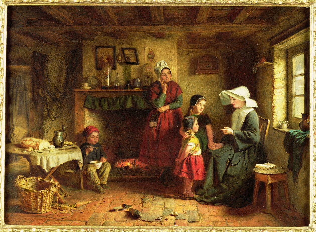 Sestra lásky, 1866 od George Hardy
