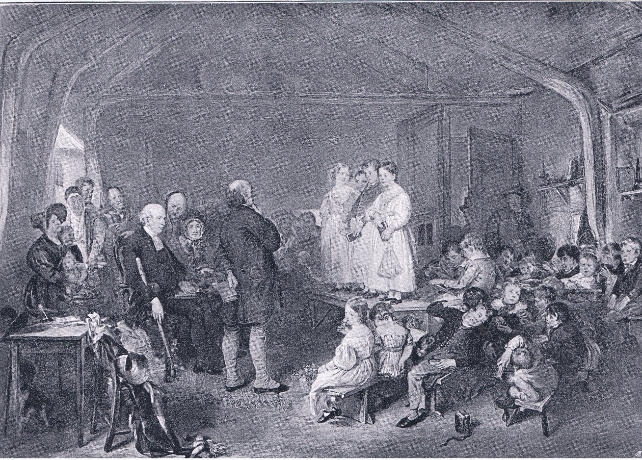 Katechizace ve školní místnosti, z The Magazine of Art 1893, Cassell and Company, 1893 od George Harvey