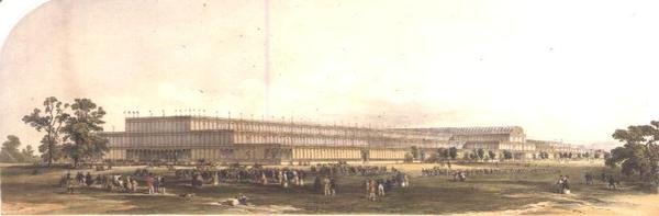 Budova pro Velkou výstavu v Londýně 1851 od George Hawkins