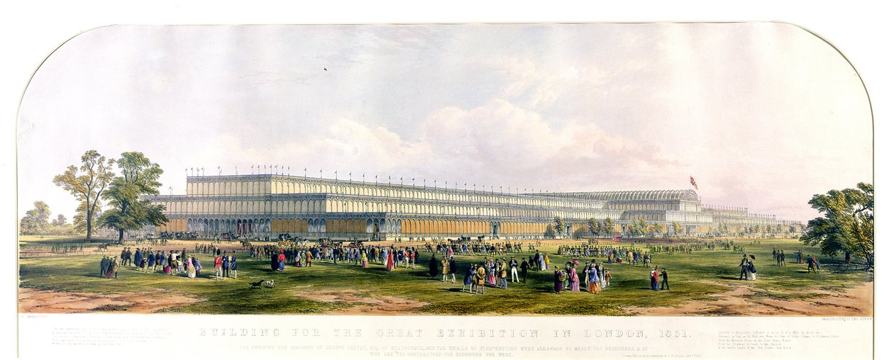 Budova pro Velkou výstavu v Londýně, 1851 od George Hawkins