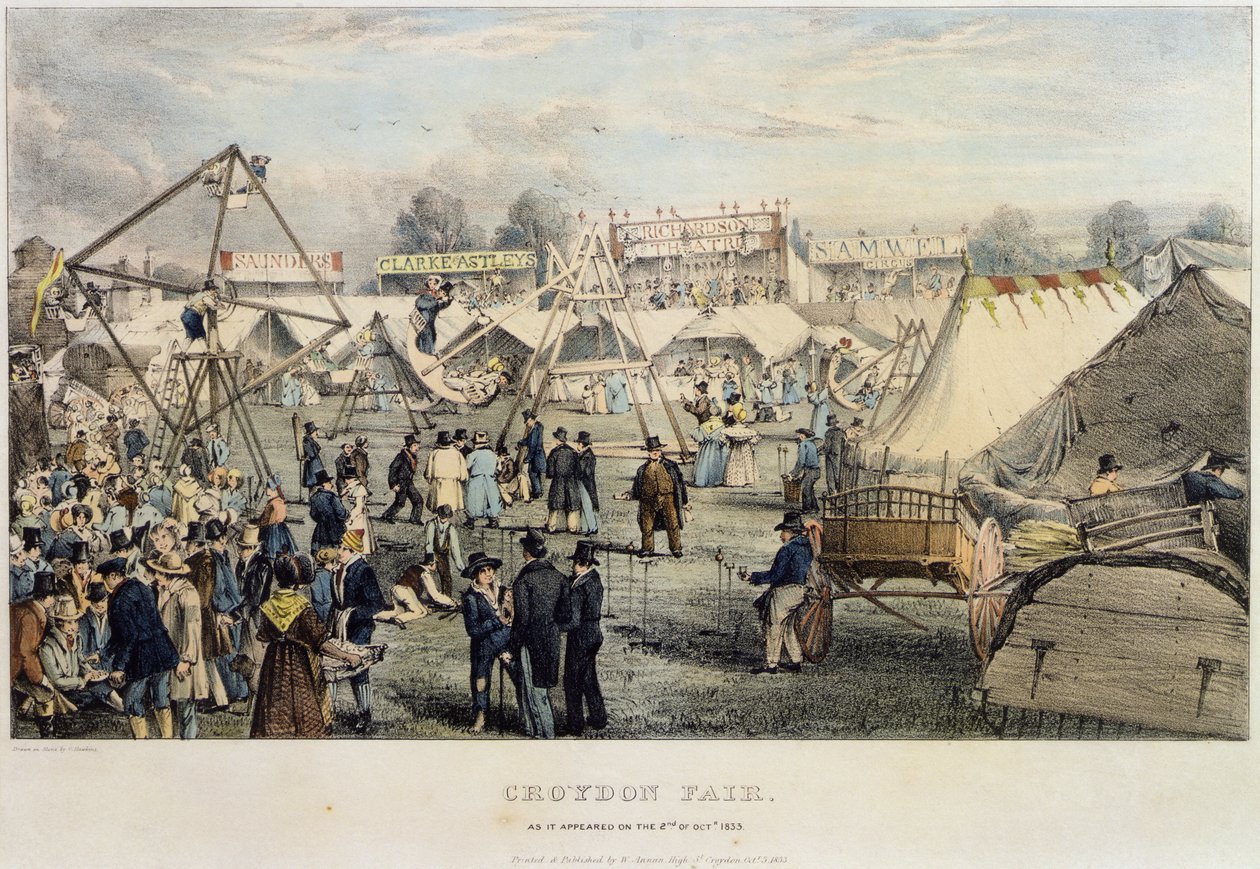 Croydonský veletrh, 1833 od George Hawkins