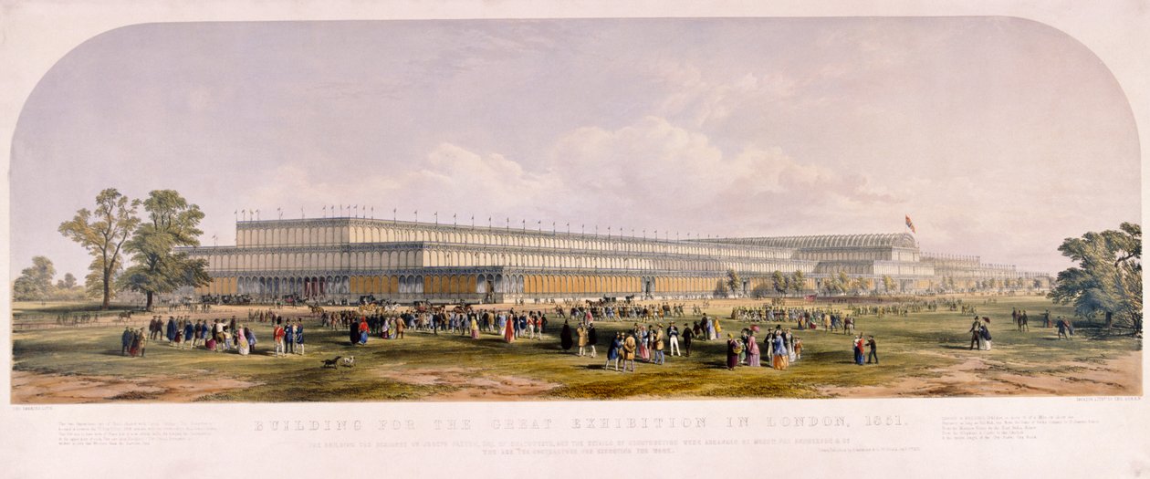 Velká výstava, Hyde Park, Londýn, 1851 od George Hawkins