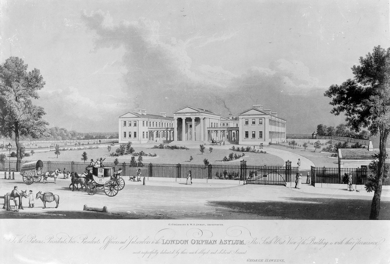 The London Orphan Asylum, c.1830 od George Hawkins