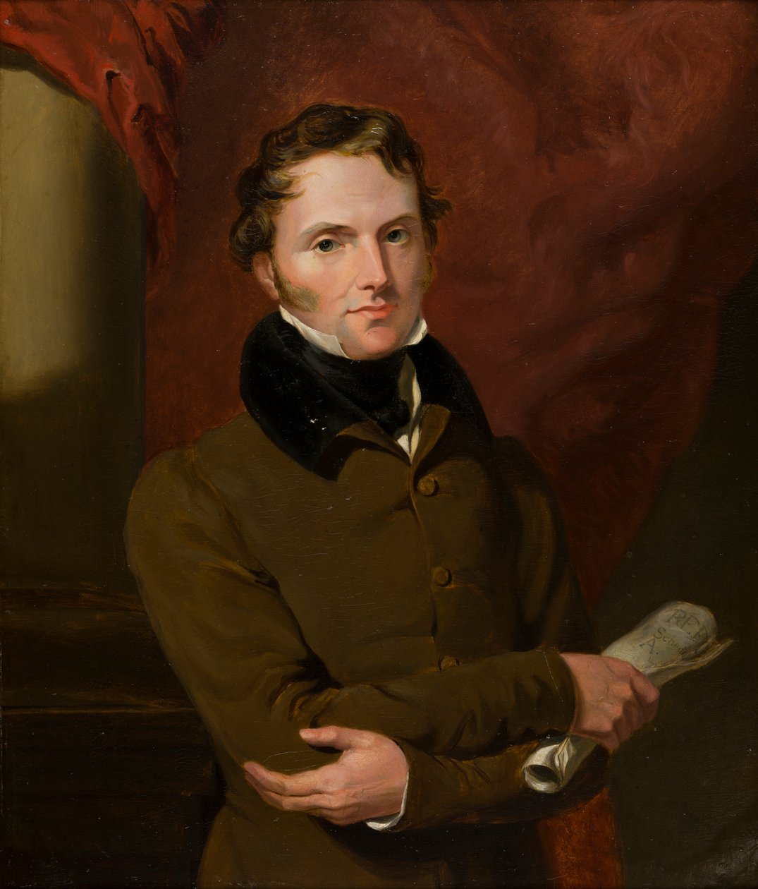 Portrét lorda Johna Russella (1792-1878), poté 1. hraběte Russella, kolem 1812-71 (olej na palubě) od George Hayter