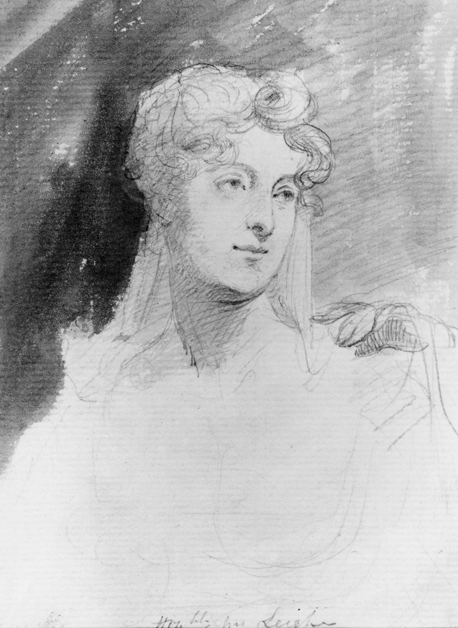 Portrét Hon. Augusta Leighová od George Hayter