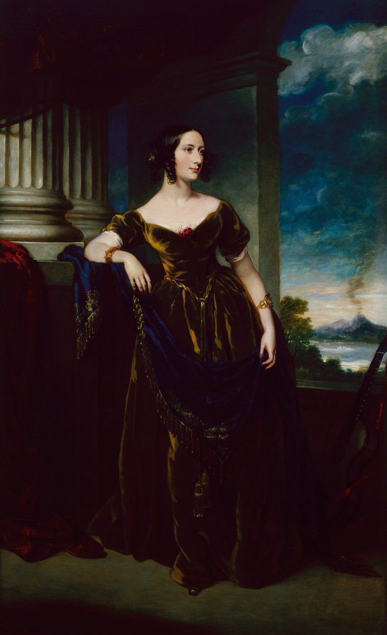 Portrét mladé ženy, kolem roku 1845 (olej na plátně) od George Hayter