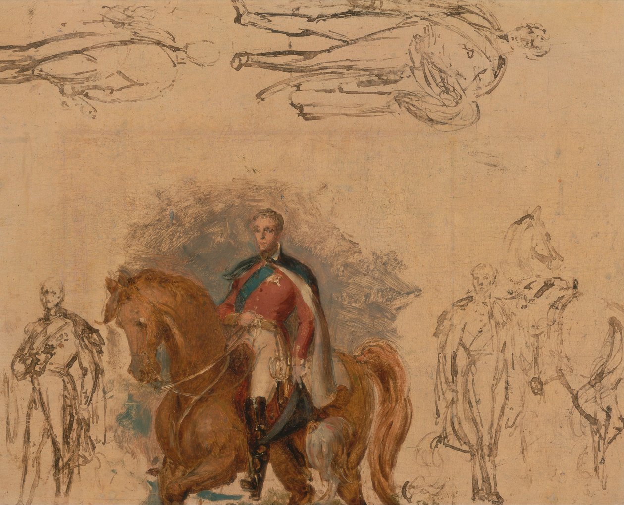 Studie pro vévodu z Wellingtonu od George Hayter