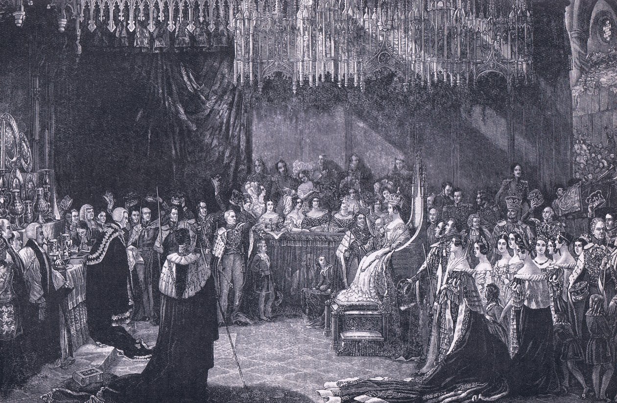 Korunovace královny Viktorie AD 1838 od George Hayter