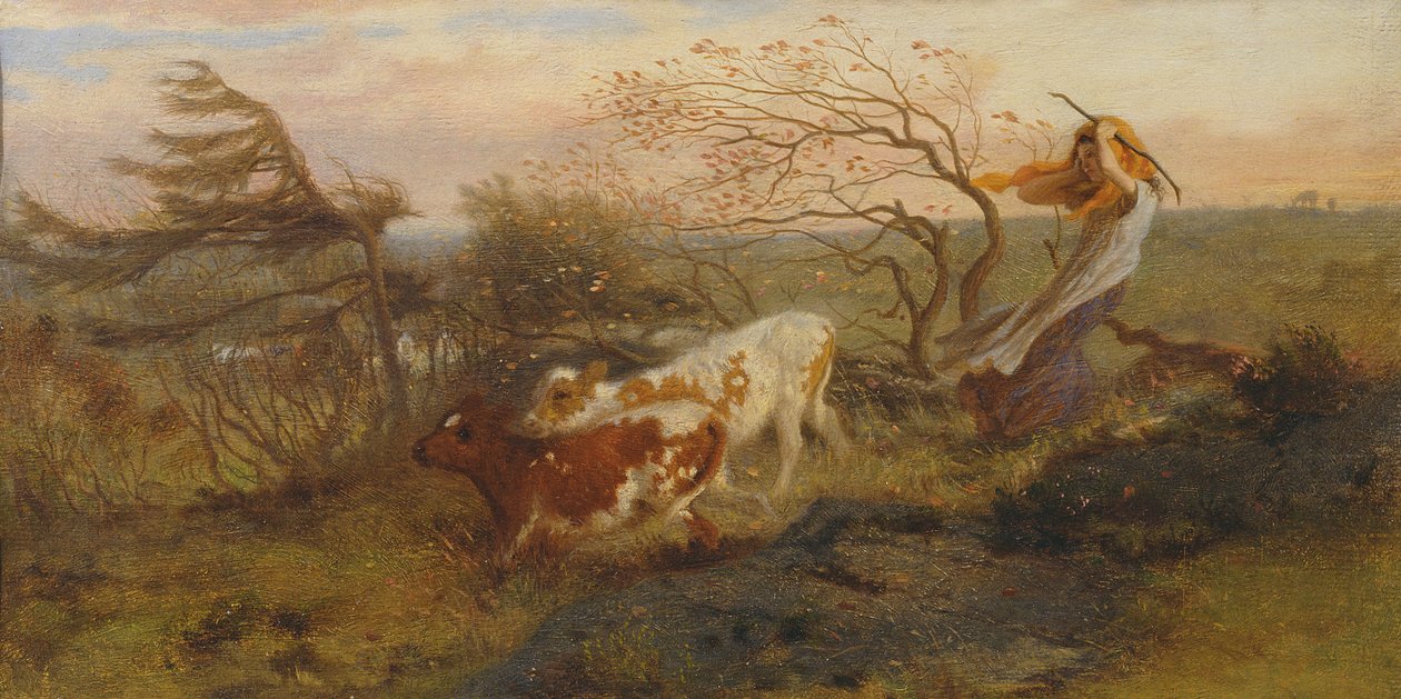 Vítr na světě, 1862 od George Hemming Mason