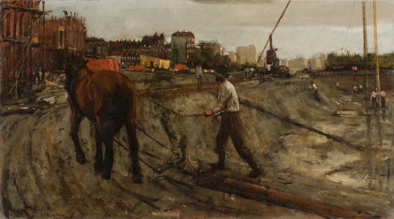 Staveniště od George Hendrik Breitner