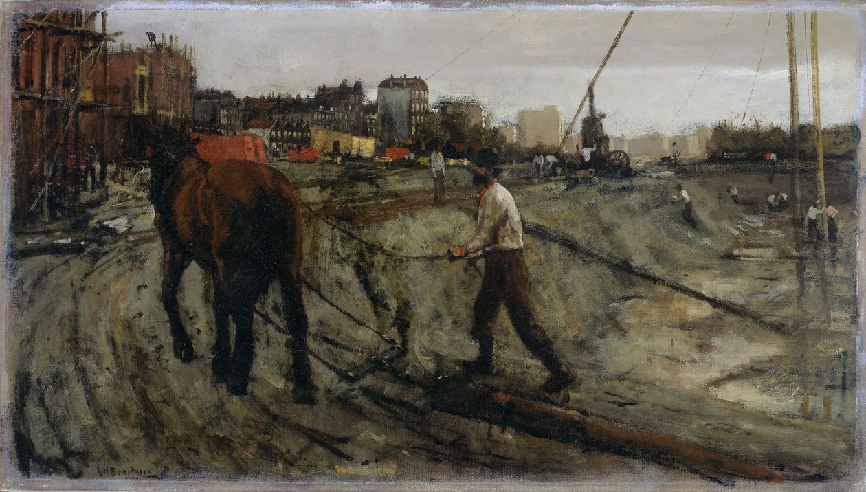 Staveniště od George Hendrik Breitner