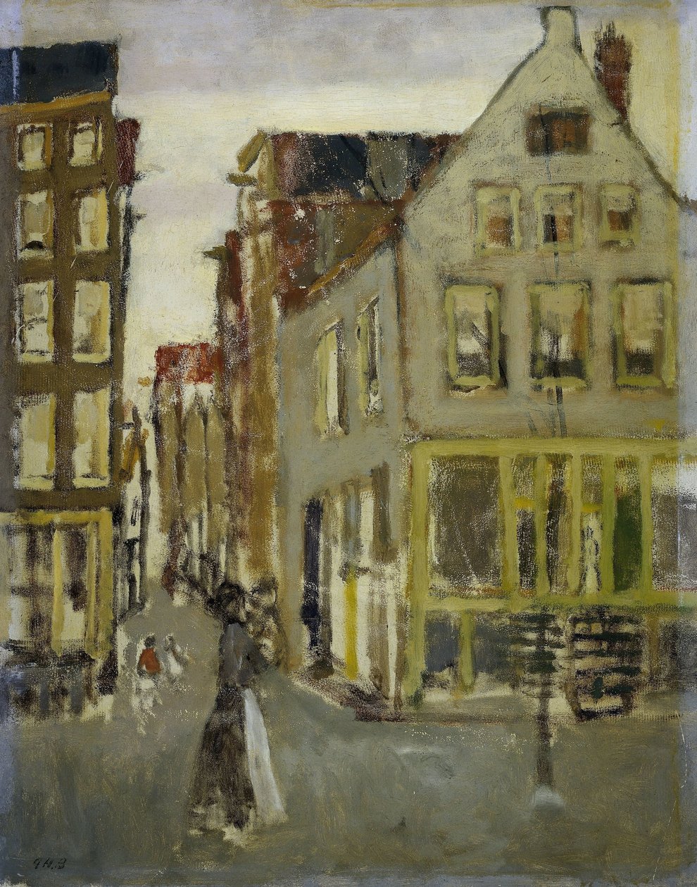 Lauriergracht na Tweede Laurierdwarsstraat od George Hendrik Breitner