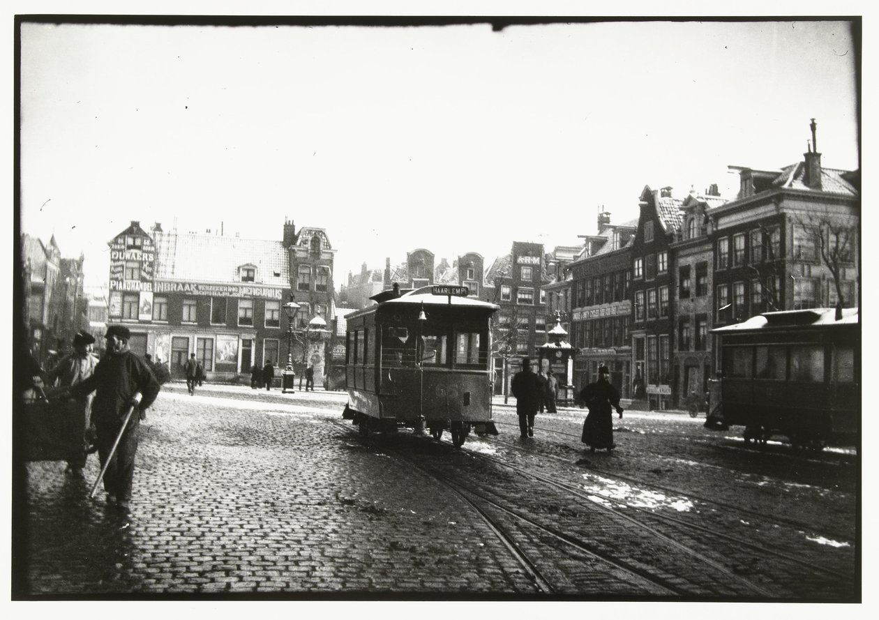 Pohled na náměstí Leidseplein v Amsterdamu od George Hendrik Breitner