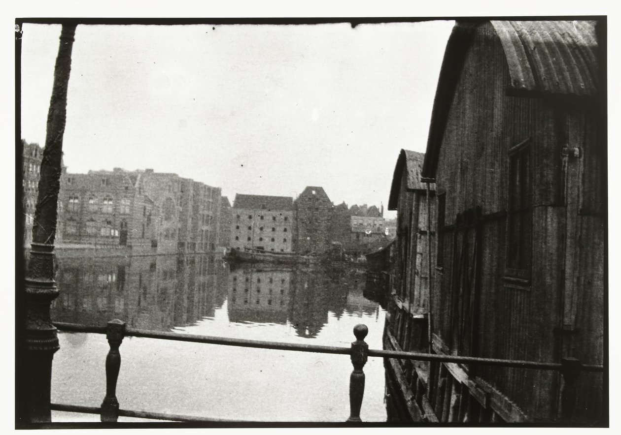 Pohled z mostu na Prinseneiland v Amsterdamu od George Hendrik Breitner
