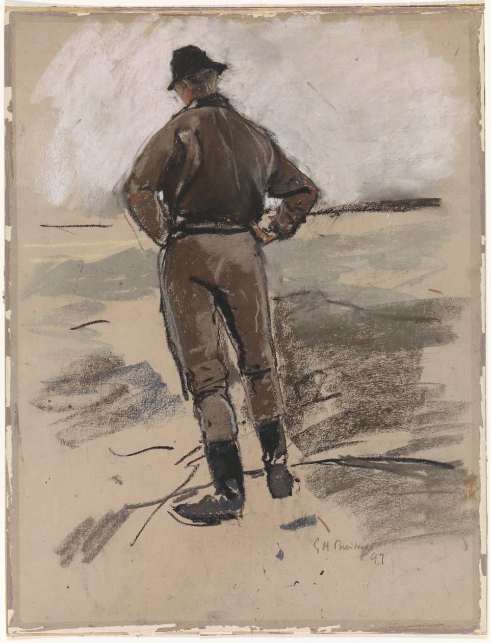 zemní dělník od George Hendrik Breitner