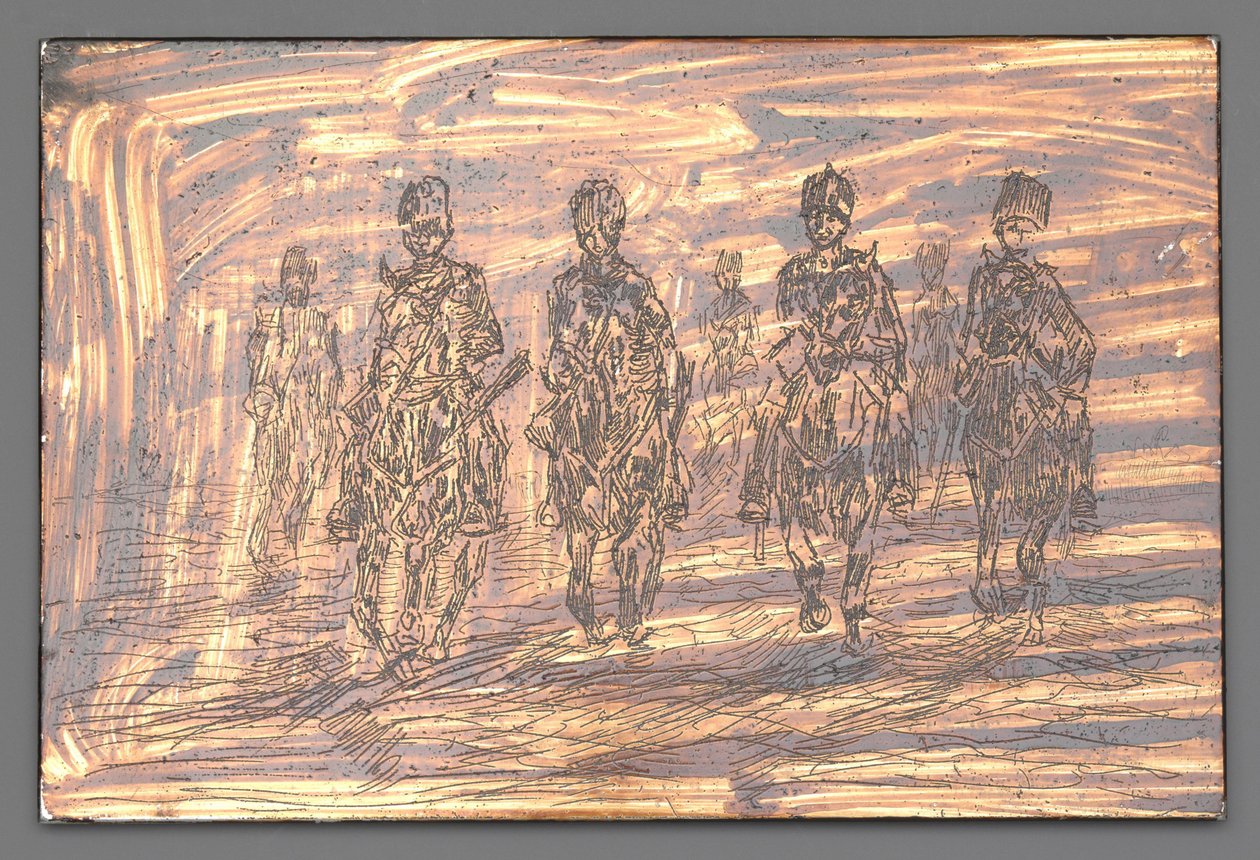 Husaren im Galopp od George Hendrik Breitner