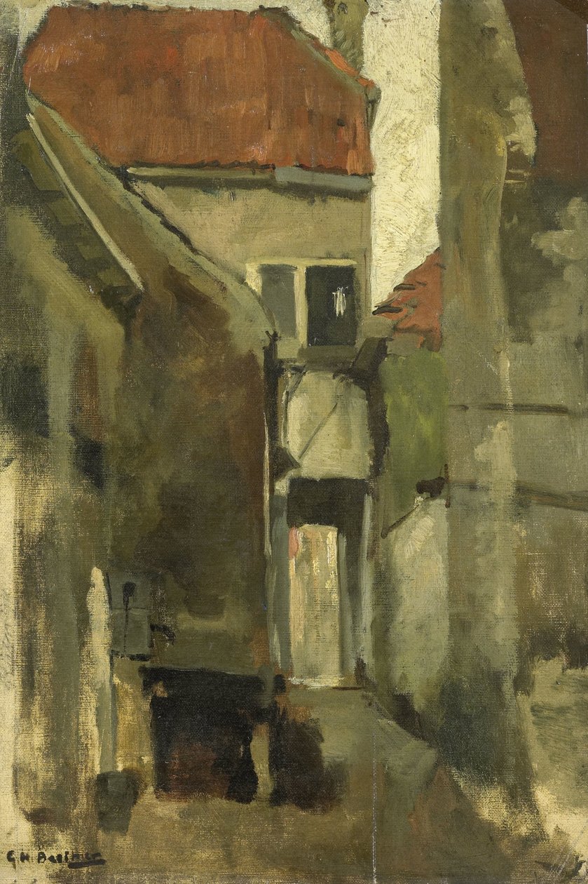 Neighborhood Street v Rijswijku poblíž Haagu od George Hendrik Breitner