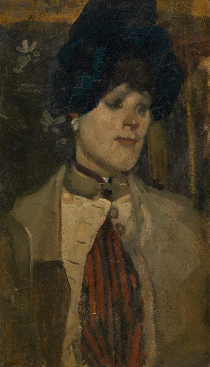 Portrét šansoniérky od George Hendrik Breitner